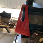 Women’s Crochet Shoulder Tote Beach Bag