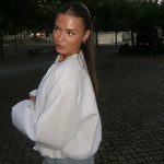 Women’s Cropped Zip Front Bomber Jacket