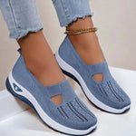 Women's Cutout Knit Slip On Shoes