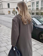 Women's Double Breasted Wool Maxi Coat
