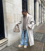 Women's Double Breasted Wool Maxi Coat