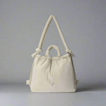 Women's Drawstring Puffer Shoulder Bag
