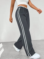 Women’s Elastic Waist Side Stripe Sweatpants
