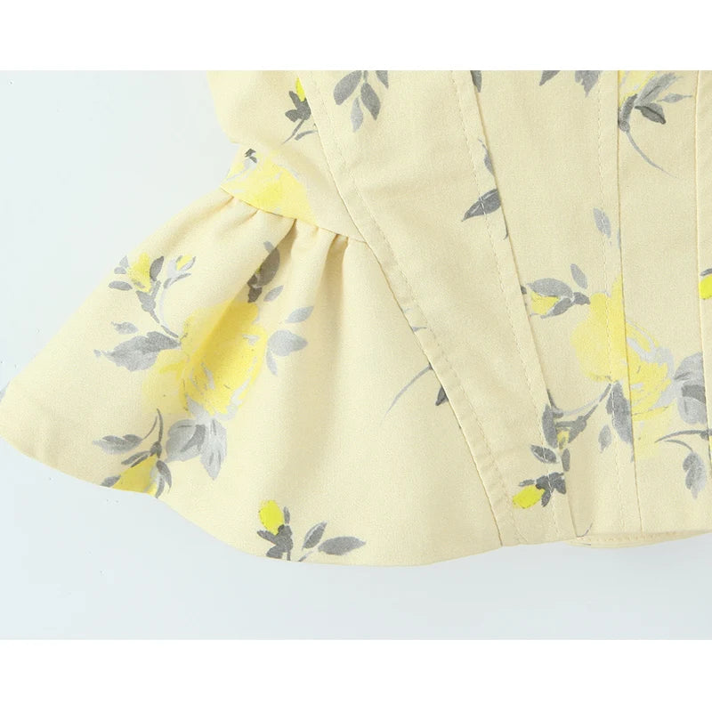 Women’s Floral Corset Camisole Top