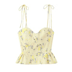 Women’s Floral Corset Camisole Top
