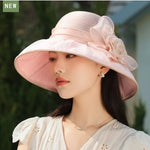 Women’s Flower Wide Brim Sun Hat
