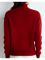 Women's High-Neck Button-Front Cardigan