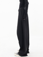 Women’s High Waisted Wrap Front Wide Leg Pants