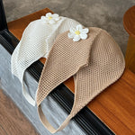Women’s Hollow Weave Crochet Shoulder Beach Bag