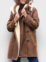 Women's Hooded Toggle-Closure Coat