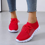 Women’s Knit Mesh Lace Up Sneakers