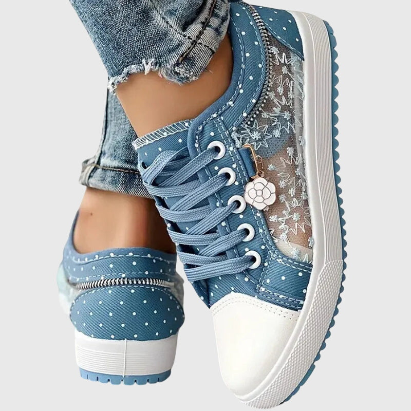 Women's Lace Up Low Top Sneakers