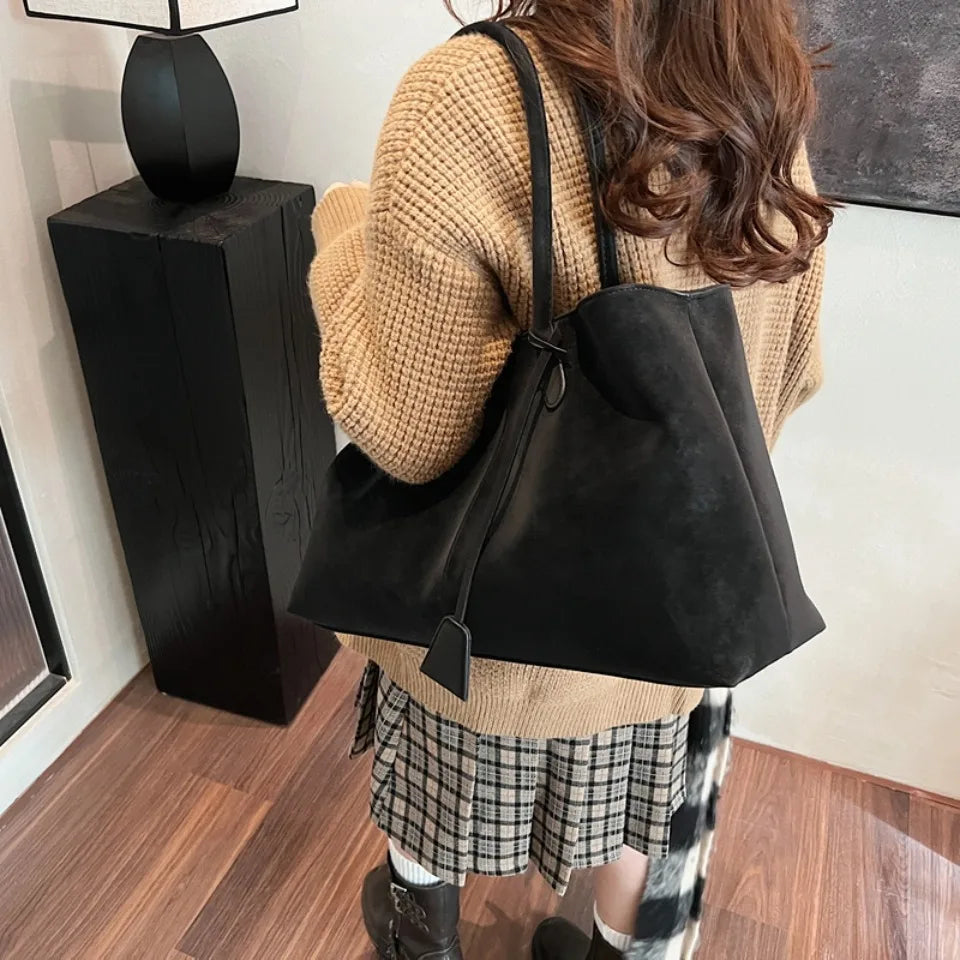 Women’s Large Slouchy Shoulder Tote Bag