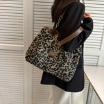 Women’s Leopard Print Shoulder Bag