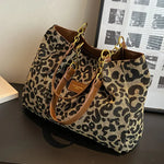 Women’s Leopard Print Shoulder Bag