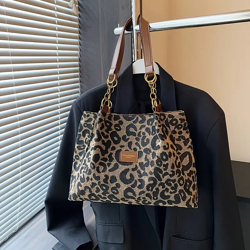 Women’s Leopard Print Shoulder Bag
