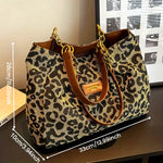 Women’s Leopard Print Shoulder Bag
