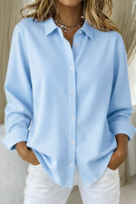 Women's Long Sleeve Button Down Blouse