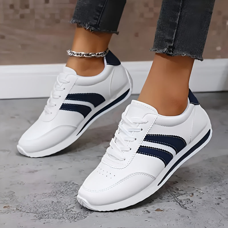 Women's Low Top Platform Lace Up Sneakers