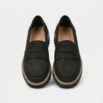 Women's Lug Sole Slip On Loafers