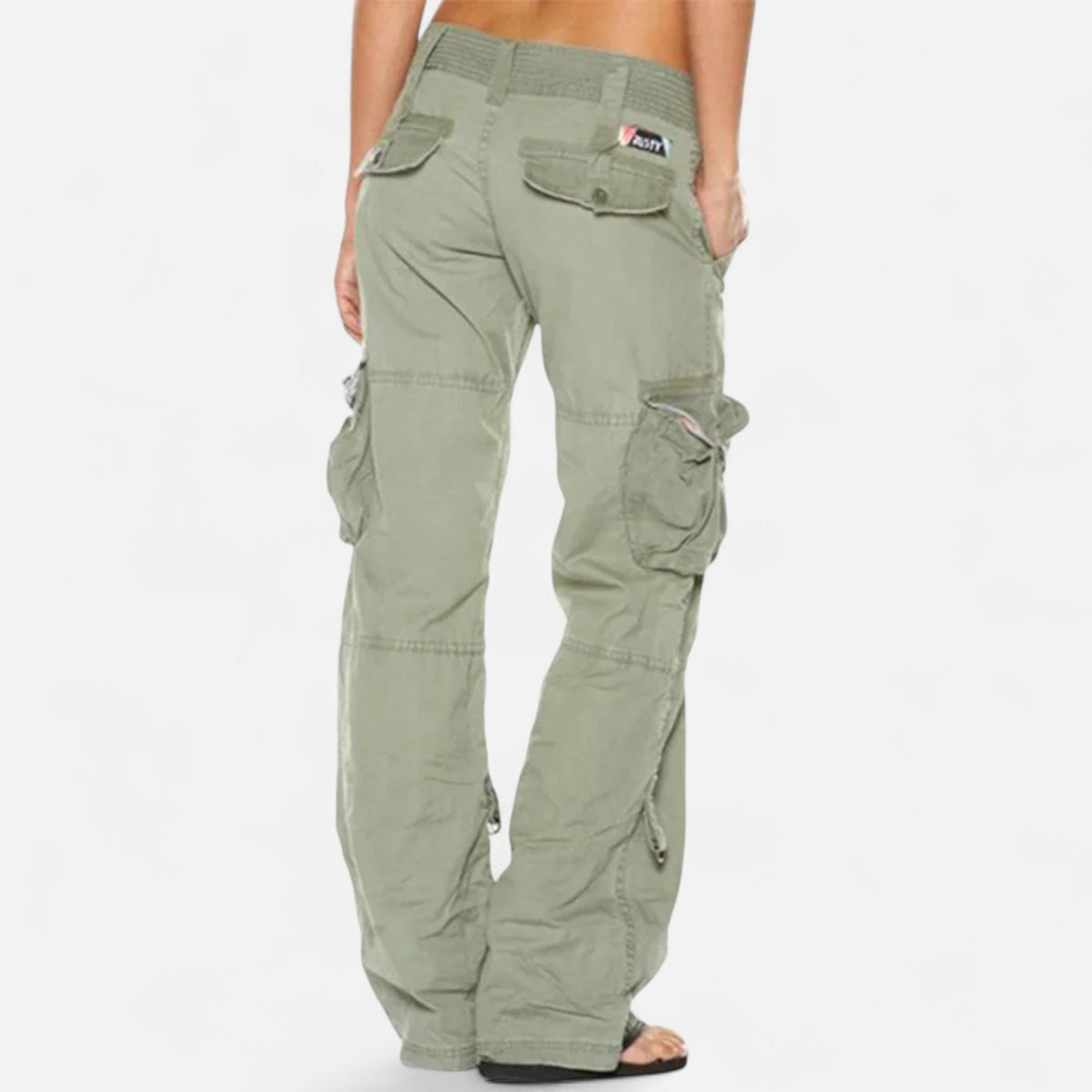 Women's Multi-Pocket Loose Leg Utility Cargo Pants