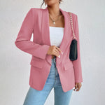 Women’s Open Front Long Sleeve Longline Blazer