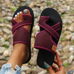 Women’s Open Toe Adjustable Strap Slide Sandals