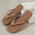 Women’s Open-Toe Square Toe Flip Flops