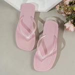 Women’s Open-Toe Square Toe Flip Flops