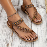 Women’s Open-Toe Toe Post Flat Sandals