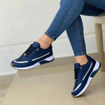 Women’s Perforated Lace Up Platform Sneakers