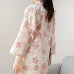Women’s Printed Long Sleeve Wrap Kimono Robe