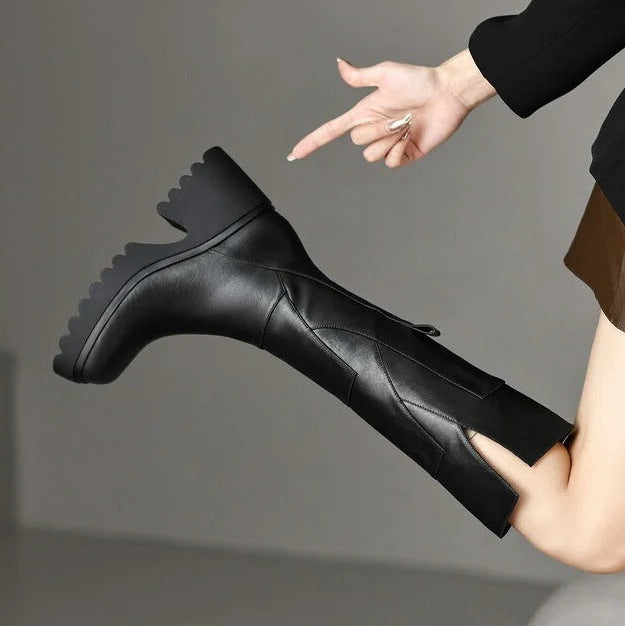 Women’s Pull-On Knee High Platform Boots