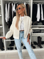 Women’s Quilted Zip Front Bomber Jacket