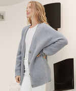 Women’s Ribbed Button Front Cardigan