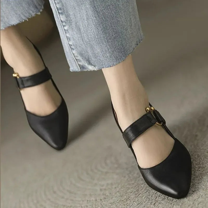Women's Slingback Strap Pointed Toe Heels