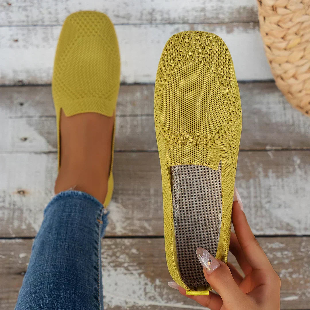 Women's Slip On Flat Mesh Shoes
