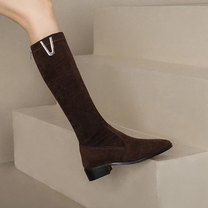 Women’s Slip-On Knee High Boots