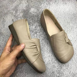 Women’s Slip On Knot Detail Round Toe Flat Shoes