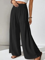 Women’s Smocked Waist Wide Leg Lounge Pants