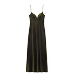 Women’s Spaghetti Strap Maxi Wedding Guest Dress