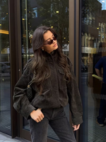 Women’s Stand Collar Pocket Zip Front Jacket