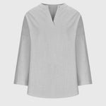 Women's Three Quarter Sleeve V-Neck Shirt