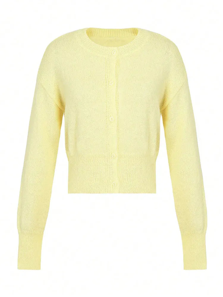 Women’s V-Neck Button Front Cardigan