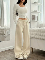 Women’s Wide Leg Drawstring Waist Sweatpants