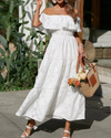 how to style a maxi dress summer outfit women vacation look