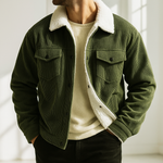 Men’s Corduroy Snap Button Jacket