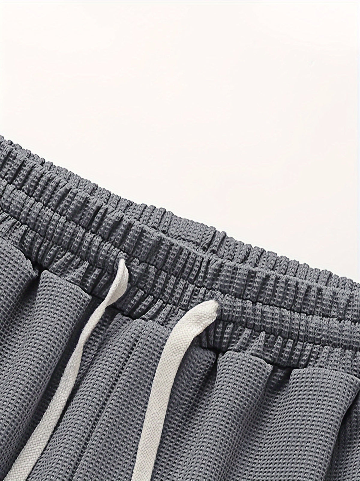 Men’s Short Sleeve T Shirt and Drawstring Shorts 2 Piece Lounge Set