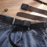 Men’s Adjustable Waist Belt with Slide Buckle