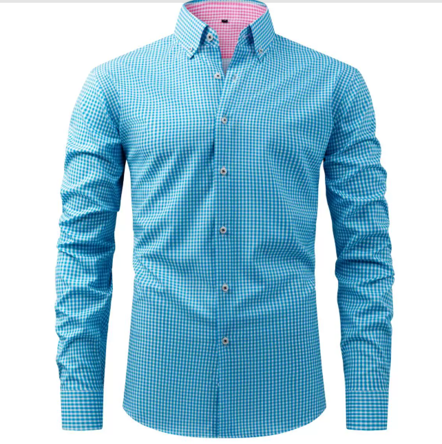 Men’s Button Down Long Sleeve Collared Shirt